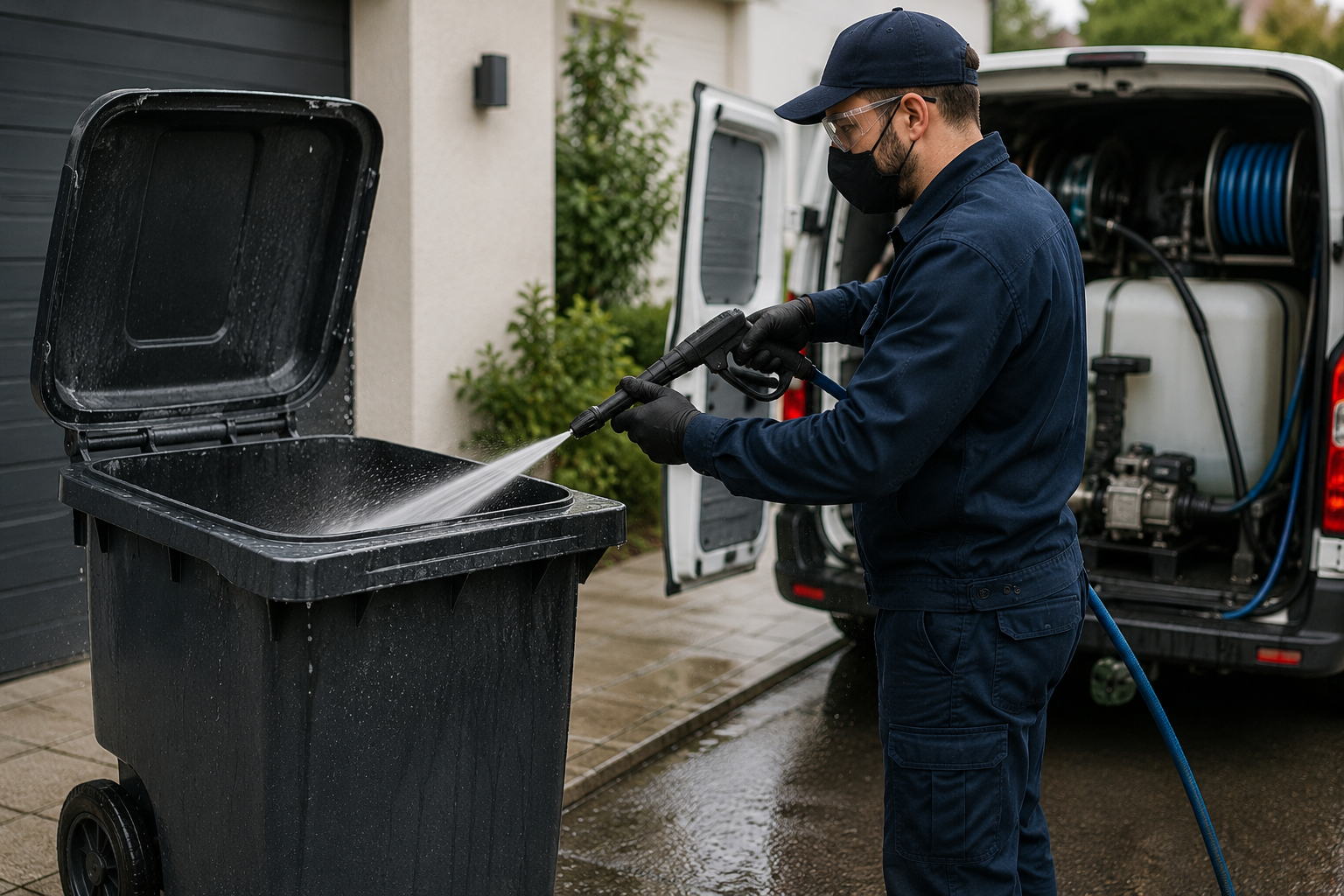 Nettoyage & Désinfection de Poubelles